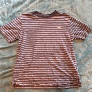 Vans Striped Kids T-Shirt - Blue and White